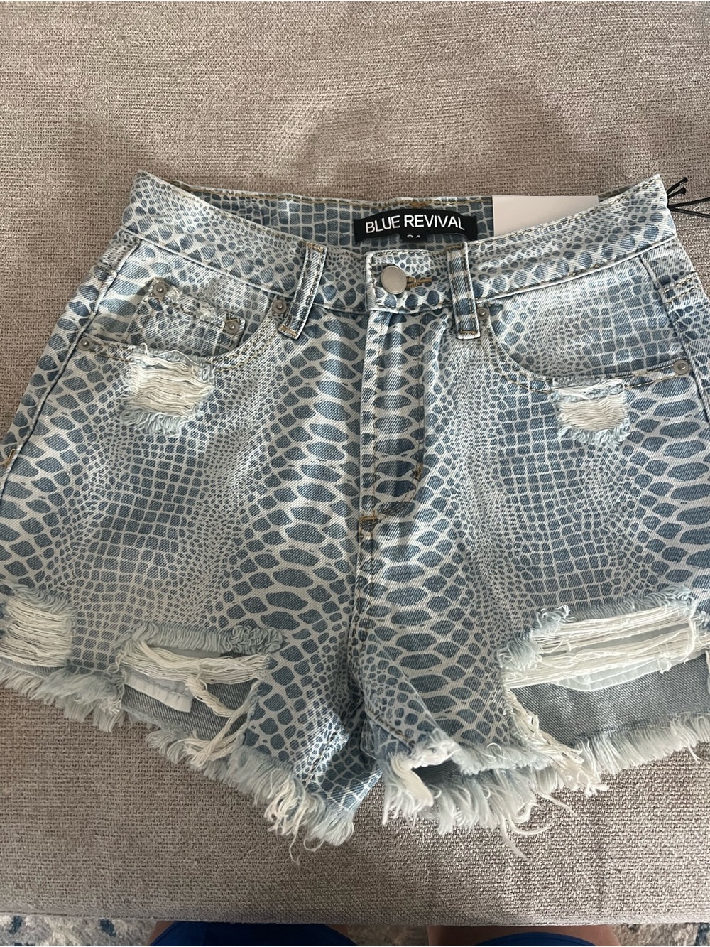 Blue Revival Jean Shorts(Free people)
